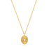 Gold Scattered Stars Kyoto Opal Disc Necklace